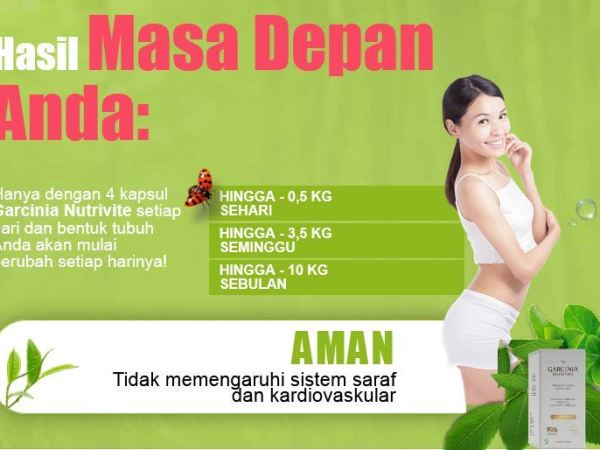 Garcinia Nutrivite – Extra berat untuk hidup sehat&nbsp;panjang